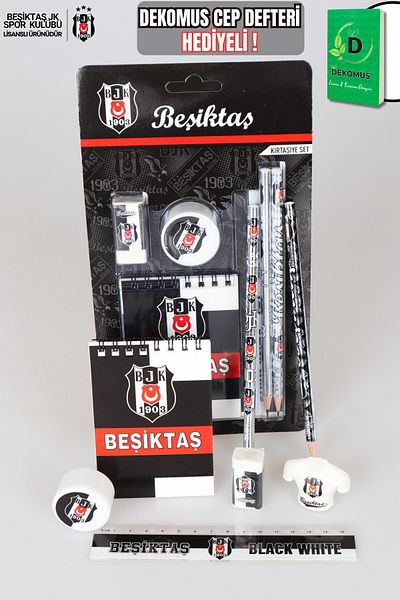 Beşiktaş "DEKOMUS POCKET NOTEBOOK WITH GIFT" ΝΕΑ ΣΕΖΟΝ ΕΙΣΑΓΩΓΙΚΟ ΣΕΤ 7 ΧΑΡΤΙΚΩΝ ΣΗΜΕΙΩΣΕΩΝ, ΧΑΡΑΚΤΗΡΙΣΤΗΡΙΟ, 2