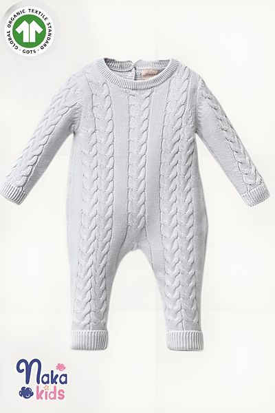 Naka Concept Gots Certified 100% Organic Cotton Baby Boy 5 Piece Knitwear Hospital Release Set