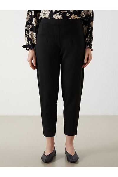 LC Waikiki Pantaloni de damă cu tăietură morcov cu talie elastică