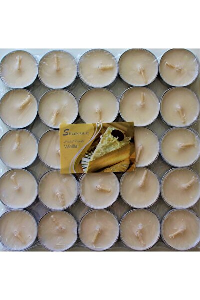 SÖZEN MUM VE HEDİYELİK EŞYA Tealight mum Kokulu 25 adet