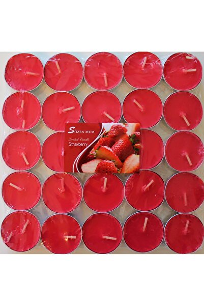 SÖZEN MUM VE HEDİYELİK EŞYA Tealight mum Kokulu 25 adet