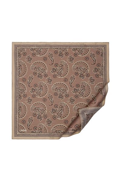 ipekevi Κασκόλ με σχέδιο Sand Beige Mesopotamia Model 04