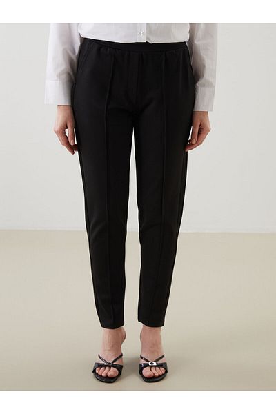 LC Waikiki Pantaloni de damă cu tăietură morcov cu talie elastică
