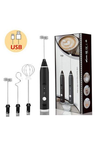 OEM Mini Mixer with built-in battery with 3 interchangeable blades, 3 speed settings