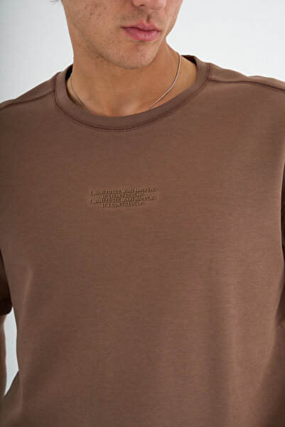 Redline Nova Men's Oversize T-Shirt Brown