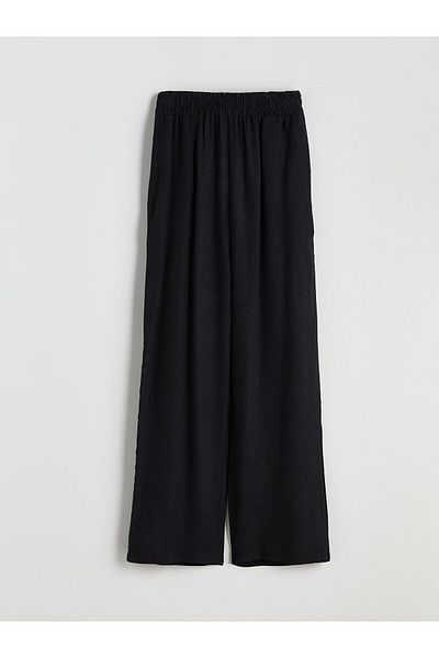 LC Waikiki Γυναικείο παντελόνι λινό Look με ελαστική μέση