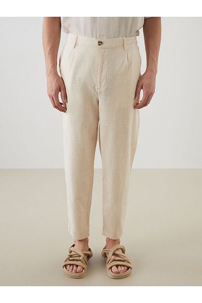 LC Waikiki Ανδρικό παντελόνι Standard Fit Linen Look