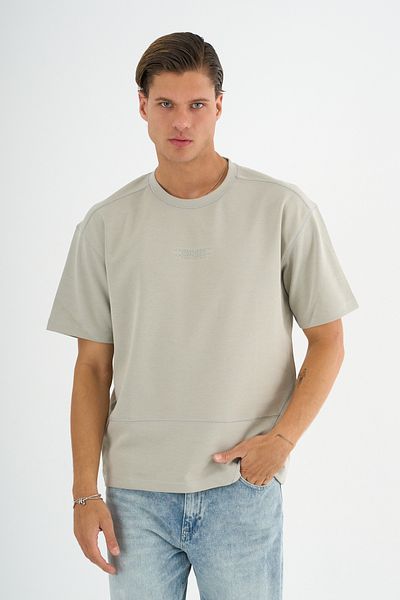 Redline Ανδρικό μπλουζάκι Nova Oversize Γκρι