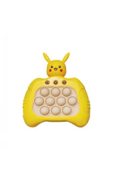 OEM Jucărie electrică Pop-It, Pokemon Bubble Push, galbenă, 13 cm
