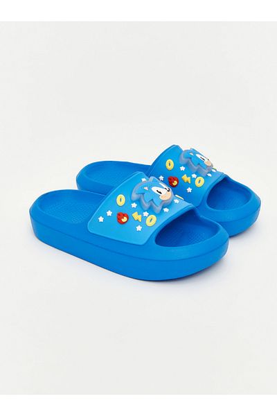 SHOUGO Orthopedic Top Lighted Boy's Sonic Figure Beach Casual Slippers