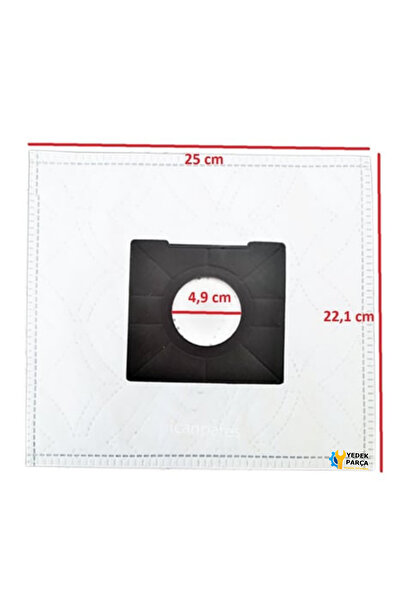 Ozba Ticaret Σακούλα σκόνης για ηλεκτρική σκούπα Fantom Compatible Deluxe 3500 10 τεμάχια