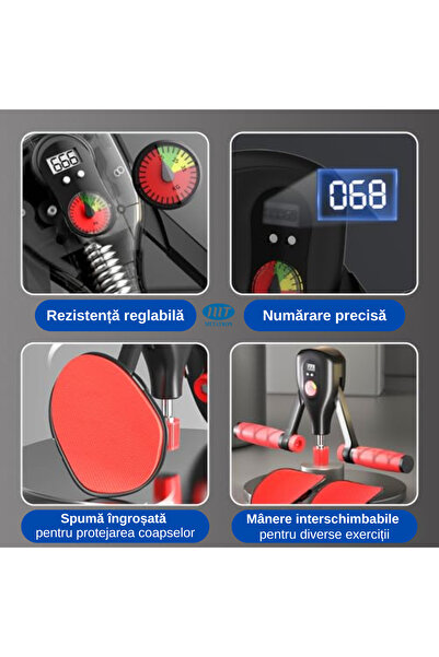 METATRON mT Multifunctional Fitness Machine, Flexor with Handles, for Thighs, Pelvis, Glutes, Arms and Back