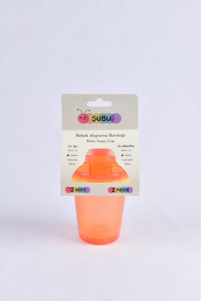 ŞUBU BABY 2'li̇ Bebek Suluk Aliştirma Bardaği 200ml(2 Adet)