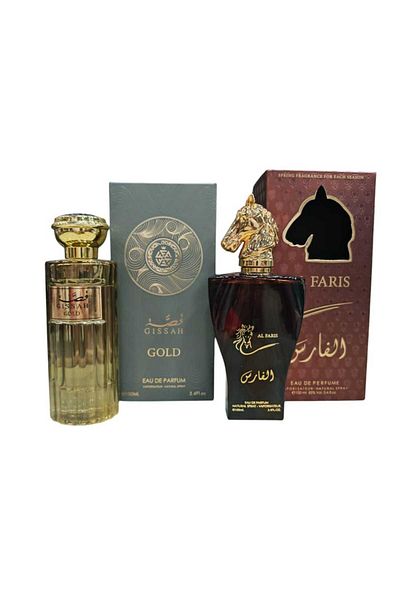 İnfinito Al Faris Perfume 100ml + Qissa Gold Perfume 100ml