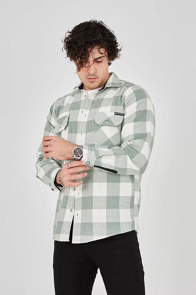 SuQ Men's Lumberjack Shirt - Green