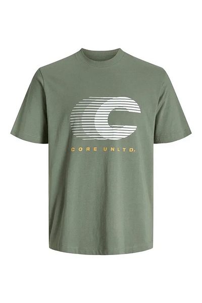 Jack & Jones J&J Men's Logo Printed T-Shirt Green