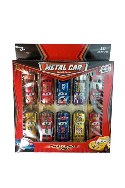 BYCEGU Metal Car 10 Pack