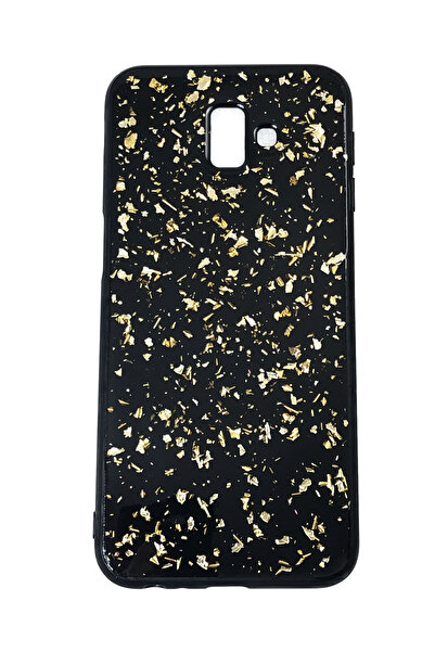 OEM Carcasă compatibilă cu Samsung J6 Plus, carcasă din rășină cu sclipici, f...