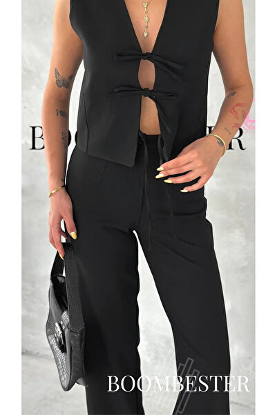 BoomBester Women's Polyviscon Wide Leg Palazzo Trousers Premium Quality