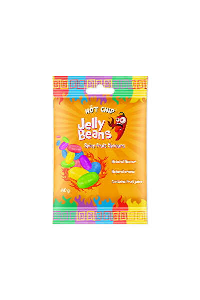 Hot Chip Jelly Beans Spicy Fruit Flavours 60g