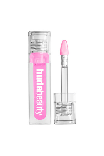 Huda Beauty Ultra Glossy, Plump Lips, Peptides, Shea Butter Rich Lip Oil - Ju...