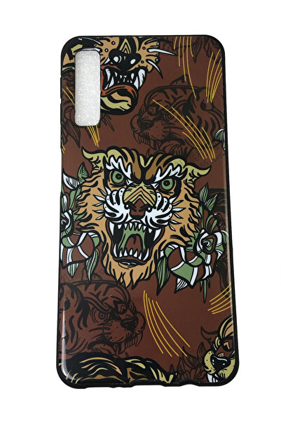 OEM Carcasă Samsung A750, silicon, design tigru