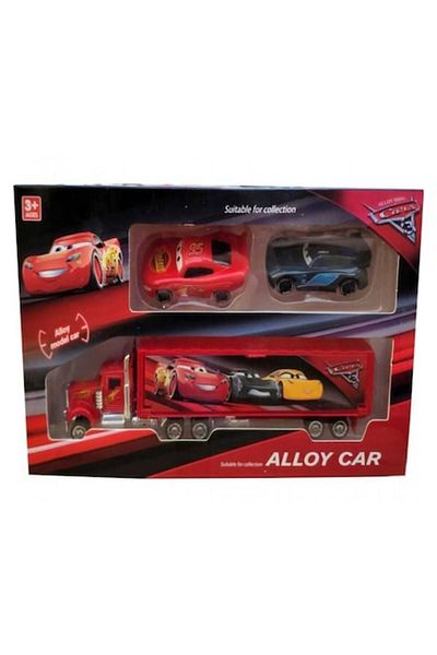 OEM Camion cu 2 vagoane metalice, multicolor, 3+ ani