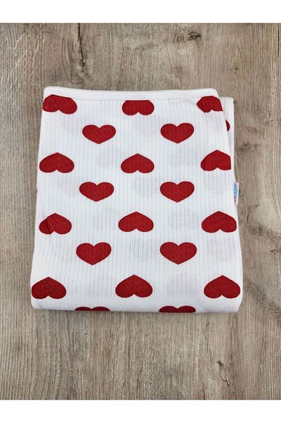 Amur The Most Natural Heart for Your Baby Patterned Cotton 80X70 cm Single Layer Baby Blanket