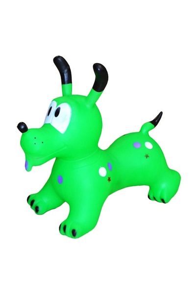 OEM Inflatable Dog, Rubber, Green, 52 cm