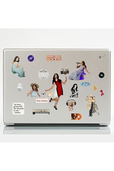 Ororabutik 52 Pieces Laufey Sticker Set - Sticker Set Sketchbook