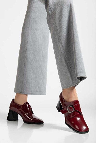 SEDRİK yeni sezon melly nude rugan ital malzeme toka detaylı topuklu kadın ay...