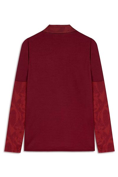 Galatasaray 25/26 A Team 1/4 Zip Long Sleeve Training Top Jersey Bordeaux