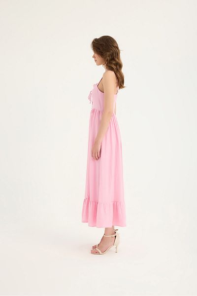 SEVİLEN Ruffle Detailed Strap Maxi Dress
