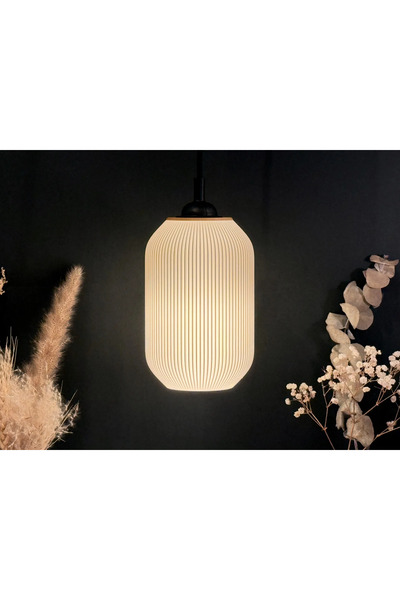 Atsu 3D Lampshade/ 18 cm Lantern, Perforated Design