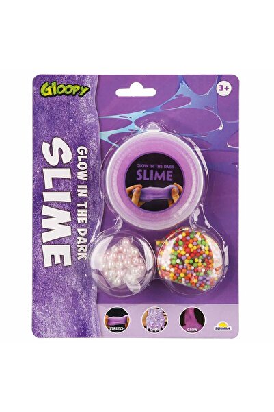 BYCEGU S00003741 سلايم يتوهج في الظلام أرجواني - شمس