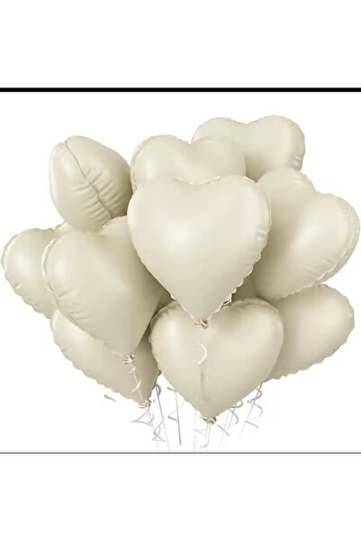 Öztürkpartievi 5 Pieces Heart Foil Balloon 18 Inch