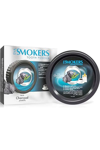 EVA SMOKERS Cleansing Tooth Powder With Charcoal 40g