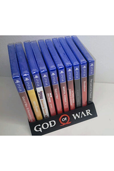 Srd3dMaker God Of War PS5 ve PS4 Uyumlu Şık Oyun Kutusu (CD) Rafı – Stand Org...