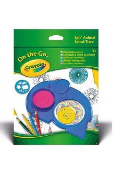 Crayola مجموعة حلزونية على شكل حيوان روحي - 10 قطع