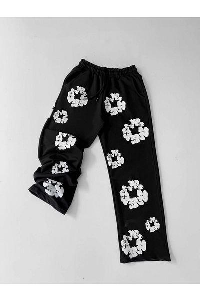SİNATYA Two thread fabric b Printed tracksuit - black