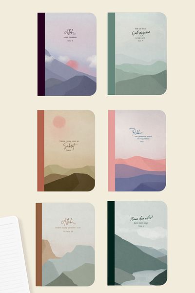 Dava Adamı Yayınları Ahsen Notebook Series - 6 A5 Lined Notebooks