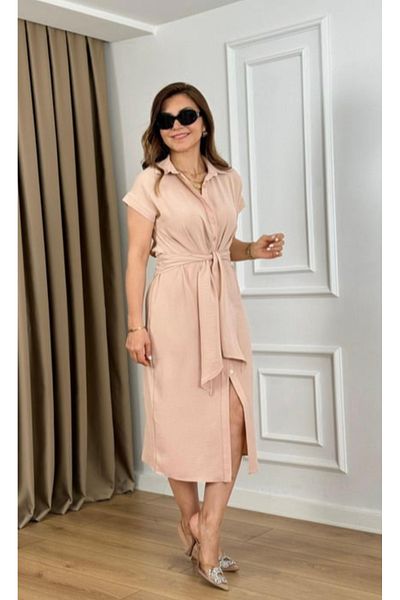 MODA Taş Z.Ar.A Model Waist Belt Full Button Aerobin Very Stylish Dress