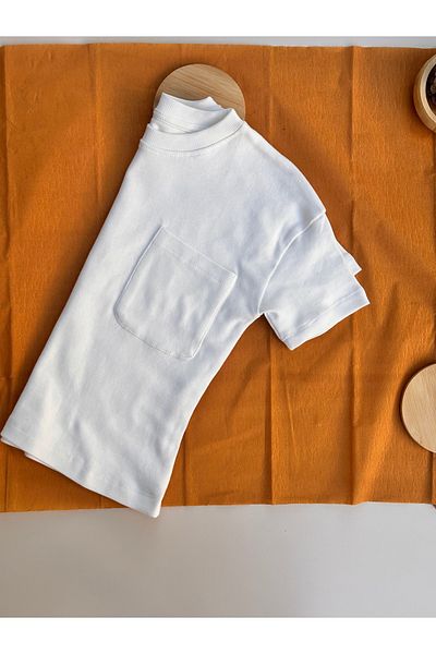 Mama Miel Baby Basic Oversize Pocket T-Shirt - 100% Cotton