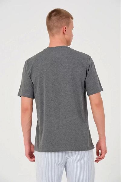 SuQ Men's 24/1 Plain a Quality Oversize T-Shirt - Anthracite