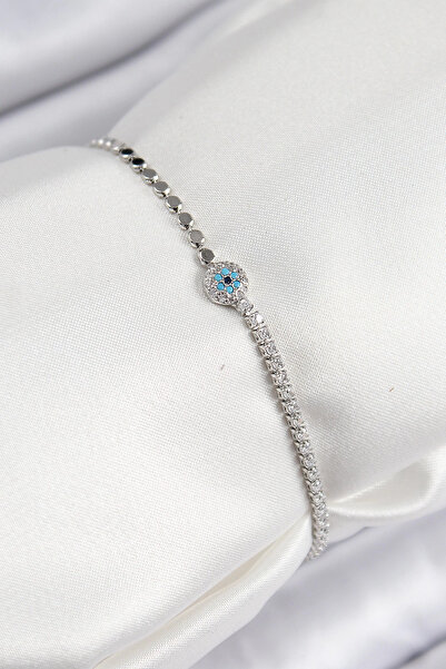 Belle Fusion سوار نسائي من BFS مصنوع من حجر الزركون والذهب والسلسلة المكسورة ...