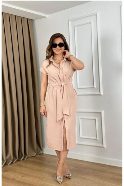 MODA Taş Z.Ar.A Model Waist Belt Full Button Aerobin Very Stylish Dress