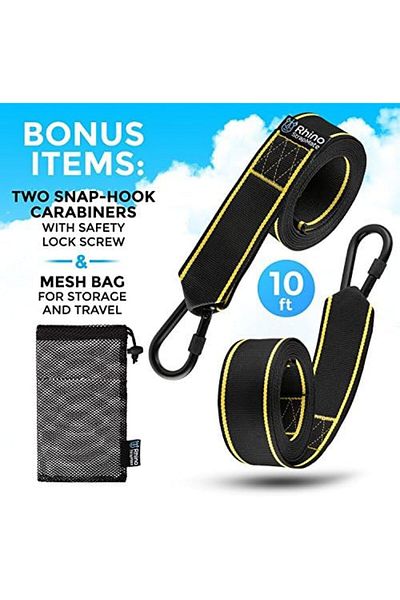 Generic Tree Swing Straps Hanging Kit - Two 10ft Straps, Holds 2800 lbs (SGS Certified), Fast & Easy Way to