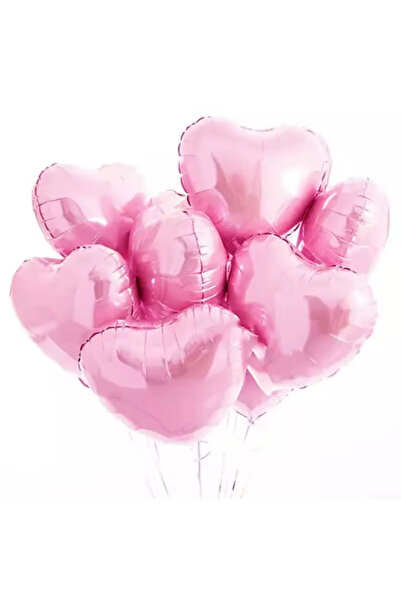 Öztürkpartievi 5 Adet Kalp Folyo Balon 18 inç