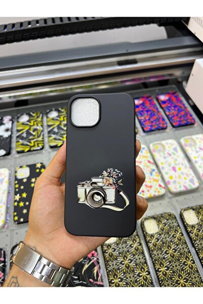 iPhone 11 Nostalji Fotoğraf Makinesi Lansman Telefon Kılıfı