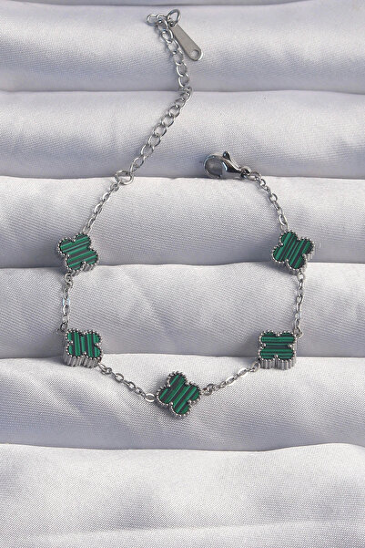 Epilons سوار Bfs 316L من الفولاذ للأطفال الأولاد باللون الفضي مخطط باللون الأ...